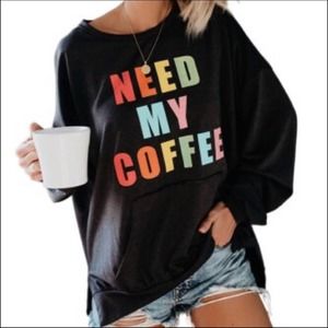 Need My Coffee Pullover Sweatshirt